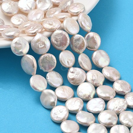 Natural Baroque Keshi Pearl Beads Strands PEAR-P064-18A-03A-1