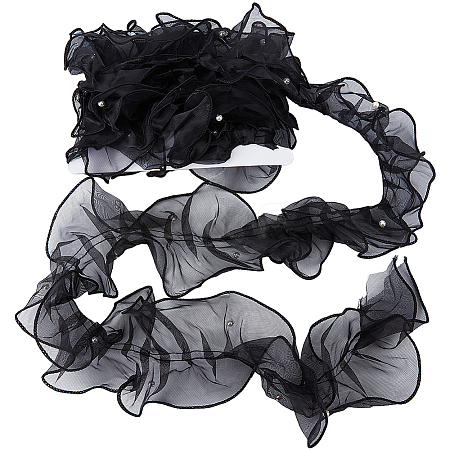 3Yards Pleated Organza Ribbon OCOR-GF0006-03A-1