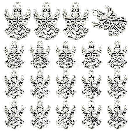   80Pcs Tibetan Style Alloy Pendants TIBEP-PH0001-69AS-1