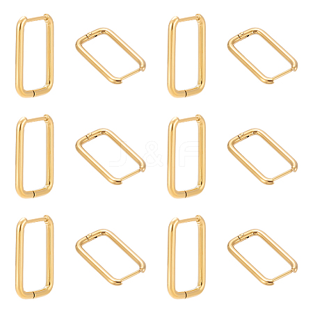 6 Pairs 201 Stainless Steel Hoop Earrings EJEW-UN0003-13A-1