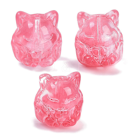 Transparent Spray Paint Glass Beads X1-GLAA-H035-01H-1