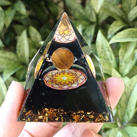 Orgonite Pyramid Resin Energy Generators PW-WG93778-01-1