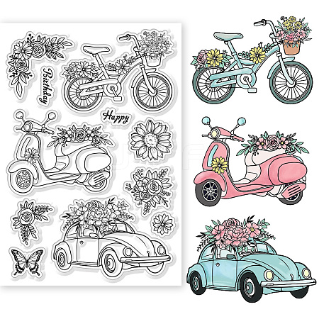 Custom PVC Plastic Clear Stamps DIY-WH0448-0323-1