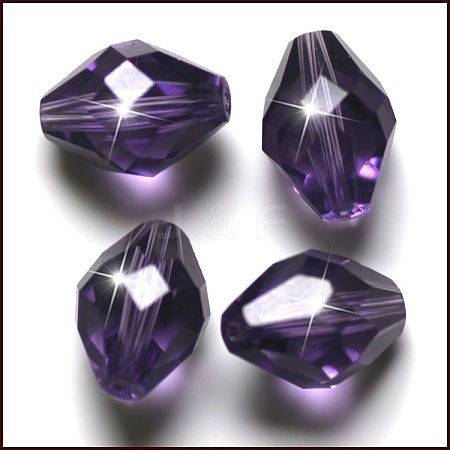 Imitation Austrian Crystal Beads SWAR-F054-13x10mm-26-1