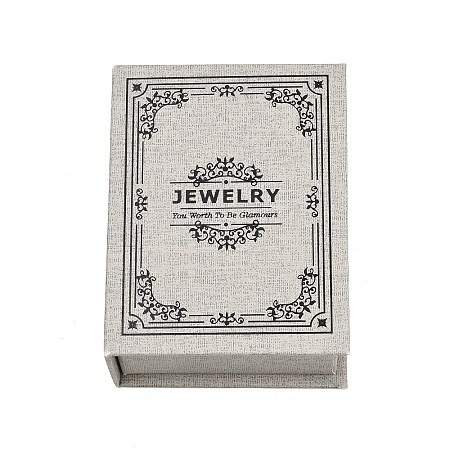 Floral Printed Paper Jewelry Display Magnetic Cases CON-K015-03A-03-1