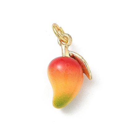 Brass Enamel Pendants KK-H523-01F-G01-1