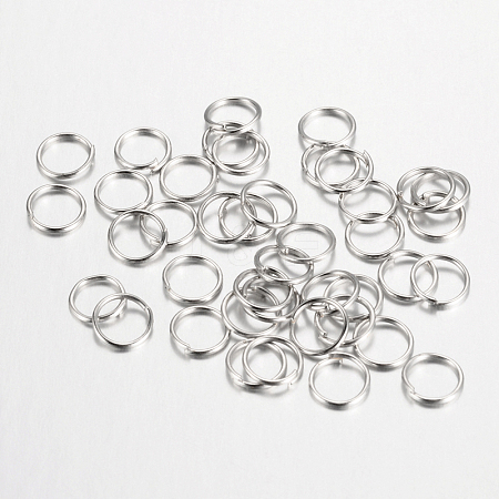 Iron Open Jump Rings IFIN-A018-7mm-P-1