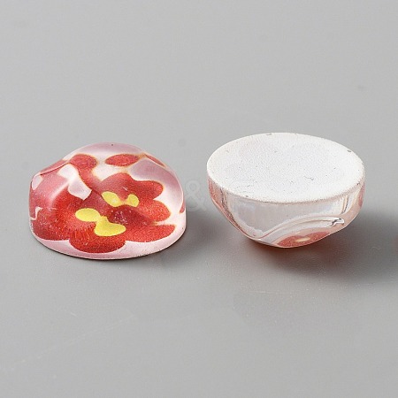 Translucent Resin Cabochons AJEW-TAC0003-07A-1-1