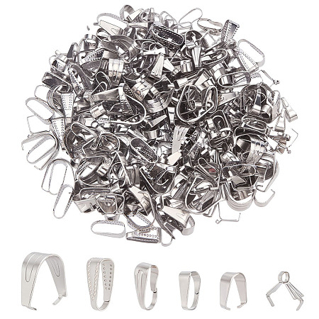 Stainless Steel Snap on Bails STAS-ME0002-26P-1