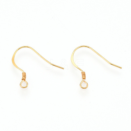 925 Sterling Silver French Hooks with Coil LS-STER-T007-119G-1