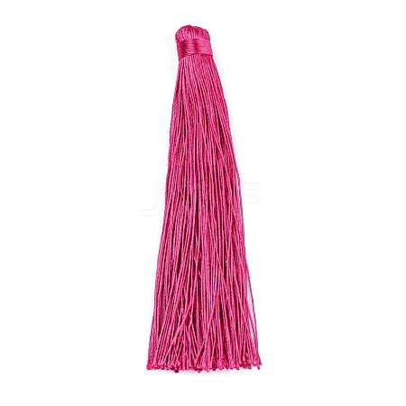 Nylon Tassels Big Pendant Decorations HJEW-G010-B13-1