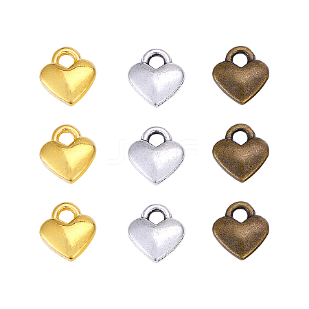 Tibetan Style Alloy Heart Charms PALLOY-PH0005-64-1