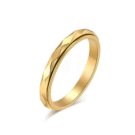 304 Stainless Steel Rotating Finger Rings FS-WGA316C-01-1
