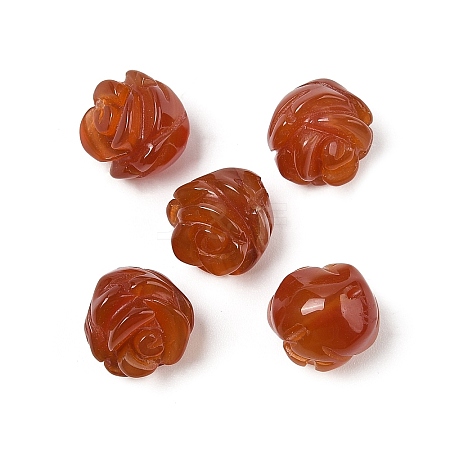 Natural Carnelian Beads G-O156-C-30-1