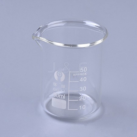Glass Beaker Measuring Cups TOOL-WH0079-52C-1