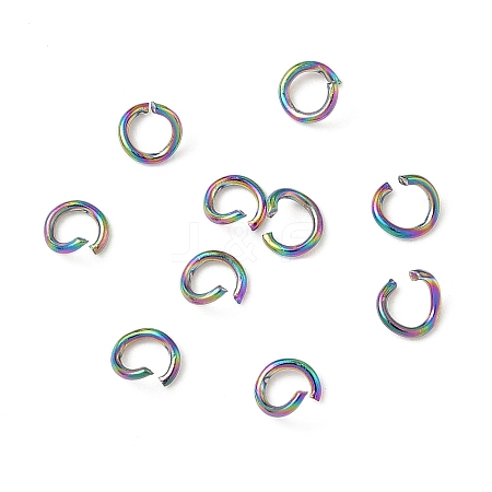 304 Stainless Steel Open Jump Rings STAS-Z150-01A-RC-1