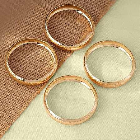 4Pcs Alloy Bangles BJEW-H600-57G-1