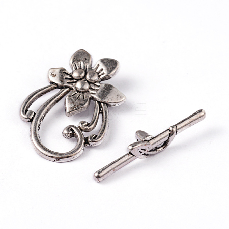 Tibetan Style Alloy Toggle Clasps LF0677Y-1