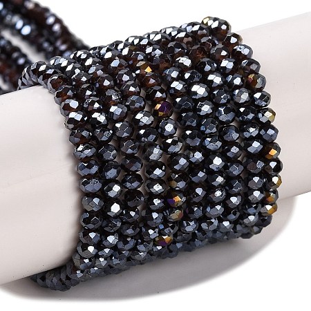Baking Electroplate Glass Beads Strands LS-DGLA-A039-J2MM-B20-1