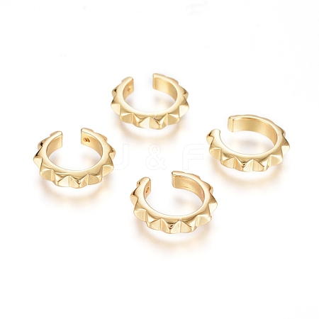 Brass Ear Cuff Findings KK-G389-36G-1