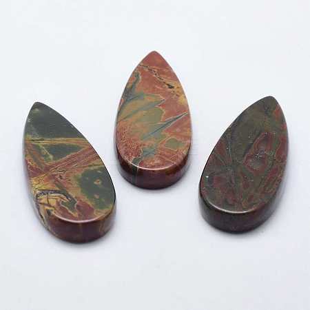 Natural Picasso Stone/Picasso Jasper Pendants G-K241-07-1