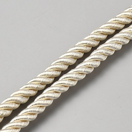 20 Yards 3-Ply Polyester Twisted Cord OCOR-WH0086-99A-02-1
