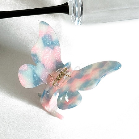 Butterfly Cellulose Acetate Claw Hair Clips PW-WGC74FC-03-1