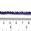Electroplate Transparent Glass Beads Strands EGLA-A035-T4mm-L06-4