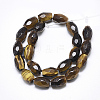 Natural Tiger Eye Beads Strands X-G-S357-A01-2