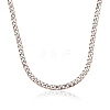 304 Stainless Steel Cuban Link Chains CHS-CJ0001-27B-7