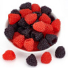 32Pcs 2 Colors PVC Plastic Simulation Raspberry AJEW-ME0001-67-1