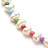 ABS Plastic Pearl Beaded Necklace with Acrylic Beads for Women NJEW-JN03881-4