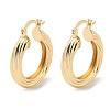 Brass Hoop Earrings for Women EJEW-E295-01KCG-1