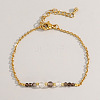 Bohemian Style Natrual Tiger Eye Beads Link Bracelets NZ3920-6-1