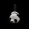 Cartoon PP Cotton Plush Simulation Soft Stuffed Animal Toy Panda Pendants Decorations HJEW-K043-08-3