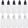 10Pcs 2 Styles PE Plastic Refillable Bottles AJEW-GF0013-39A-7