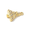 Brass Micro Pave Cubic Zirconia Pendants KK-P290-47B-G-2