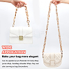 WADORN 2Pcs 2 Style Resin & Acrylic Bag Strap Chains Sets FIND-WR0009-55-3