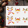 Plastic Hollow Out Drawing Painting Stencils Templates DIY-WH0396-863-5