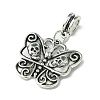 Halloween Tibetan Style Alloy European Dangle Charms PALLOY-JF00007-4