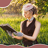 Fascinators Flower Mesh Feathers Organza Hat on a Hair Band Party Headwear for Girls and Women OHAR-WH0014-19A-5