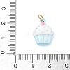304 Stainless Steel Enamel Pendants SA-CBA08A6-06G-3