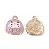 Alloy Enamel Pendants ENAM-H039-04G-2