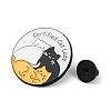 Certified Cat Lady Cute Cat Alloy Enamel Pins JEWB-A024-09A-3