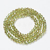 Electroplate Glass Beads Strands EGLA-A034-T4mm-K15-3
