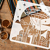 PET Hollow Out Drawing Painting Stencils DIY-WH0391-0563-3