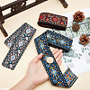 WADORN® 5.46M 3 Styles Ethnic Style Embroidery Polyester Ribbons SRIB-WR0001-03-3