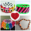 800Pcs Transparent Plastic Beads KY-SP0001-52C-5