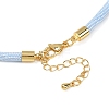 4MM Round Nylon Cotton Cord Necklaces Making NJEW-C106-02G-14-3