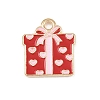 Valentine's Day Alloy Enamel Pendants ENAM-I084-01KCG-15-1